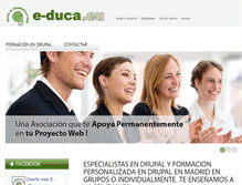 Tablet Screenshot of e-duca.eu